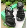 Sandal nữ đế cao 4cm da sần 3 quai đan ngang Fullbox - Đế độn mùa hè du lịch 265k 3