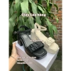 Sandal nữ đế cao 4cm da sần 3 quai đan ngang Fullbox - Đế độn mùa hè du lịch 265k 7