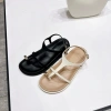 Sandal nữ PD kẹp ngón da mềm, khóa kim loại chắc, đế bệt 1.5cm style Hàn xinh, đi học đi chơi 309k VND 3