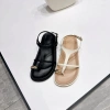 Sandal nữ PD kẹp ngón da mềm, khóa kim loại chắc, đế bệt 1.5cm style Hàn xinh, đi học đi chơi 309k VND 4