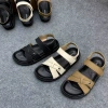 Sandal nữ quai chéo da nhân tạo DTN02 - Đế nguyên khối, quai chắc chắn, đi học, làm, chơi