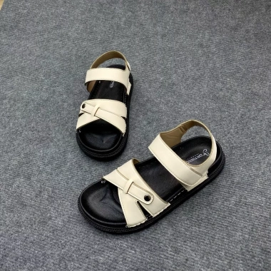Sandal nữ quai chéo da nhân tạo DTN02 - Đế nguyên khối, quai chắc chắn, đi học, làm, chơi