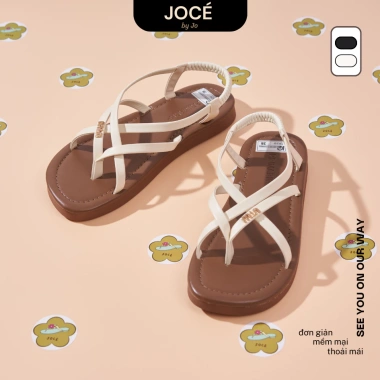Sandal nữ quai mảnh xỏ ngón Jocé đế bằng - Phối màu video, đi biển du lịch 3 Sandal nữ quai mảnh xỏ ngón Jocé đế bằng - Phối màu video, đi biển du lịch 3