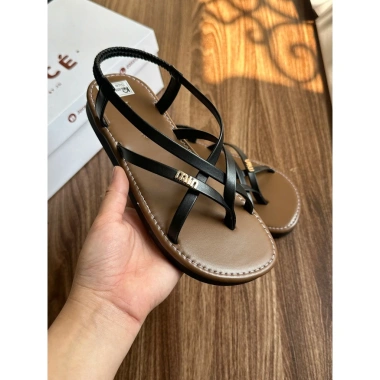 Sandal nữ quai mảnh xỏ ngón Jocé đế bằng - Phối màu video, đi biển du lịch