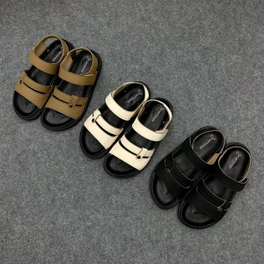 Sandal Nữ Quai Ngang Da Nhân Tạo Cao Cấp - Đế Đúc, Quai Chắc, Đi Học, Làm, Chơi
