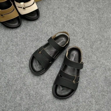 Sandal Nữ Quai Ngang Da Nhân Tạo Cao Cấp - Đế Đúc, Quai Chắc, Đi Học, Làm, Chơi