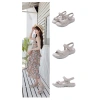 Sandal Nữ Quai Ngang Siêu Nhẹ Khóa Dán - Đế Gót 3cm, Phong Cách Khỏe Khoắn, 425k 9