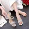 Sandal quai đá bản to cao 3cm, đế trong 2 kiểu - sang chảnh, êm ái, tiện lợi du lịch hè - 171.598₫ 8