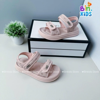 Sandal quai hậu bé gái họa tiết cao cấp size 27-37 đế mềm thoáng mát đi chơi B19 B11+