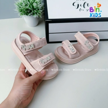 Sandal quai hậu bé gái họa tiết cao cấp size 27-37 đế mềm thoáng mát đi chơi B19 B11+