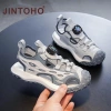 Sandal trẻ em JINTOHO đóng mũi chống trượt, bảo vệ chân, đi bộ dài, đi biển 3