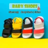 Sandals trẻ em size 24-33 màu kẹo thoáng khí mở mũi, giày dép mùa hè đi biển
