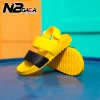 Sandals trẻ em size 24-33 màu kẹo thoáng khí mở mũi, giày dép mùa hè đi biển 7
