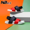 Sandals trẻ em size 24-33 màu kẹo thoáng khí mở mũi, giày dép mùa hè đi biển 8