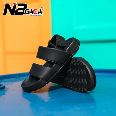 Sandals trẻ em size 24-33 màu kẹo thoáng khí mở mũi, giày dép mùa hè đi biển 10