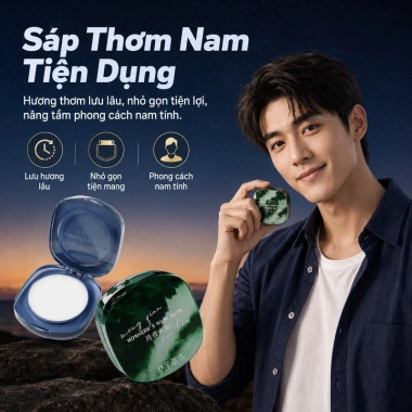 Sáp Thơm Hải Dương Thảo Mộc Nam Giới Dạng Rắn, Lưu Hương Lâu Bền, Tiện Lợi