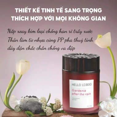 Sáp Thơm Heloo Leiboo Cấp cho Xe Ô Tô - Khử Mùi, Giảm Say, Mùi Hương Nhẹ 125k
