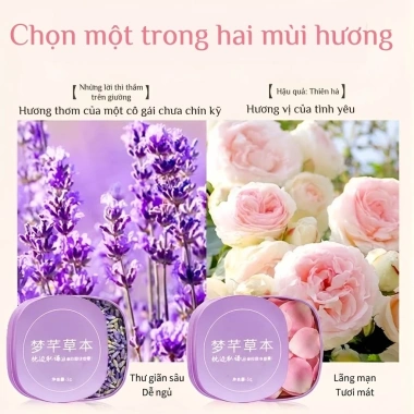 Sáp thơm lâu trôi nữ, nhỏ gọn tiện dụng, hương hoa tươi mát, chỉ 96.900đ 4