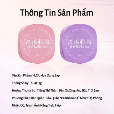Sáp thơm lâu trôi nữ, nhỏ gọn tiện dụng, hương hoa tươi mát, chỉ 96.900đ 9