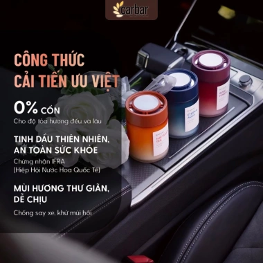Sáp Thơm Ô Tô Cao Cấp - Khử Mùi, Hương Dễ Chịu, Không Nồng, Không Gây Say 2