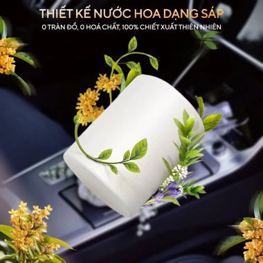 Sáp Thơm Ô Tô Cao Cấp - Khử Mùi, Hương Dễ Chịu, Không Nồng, Không Gây Say 5