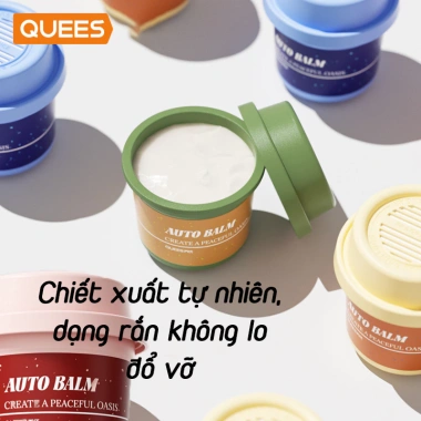 Sap thơm ô tô tự nhiên cao cấp Quees 2.025 - Hương nhẹ sang trọng, khử mùi và chống say xe - Giá ưu đãi 199.000đ 2