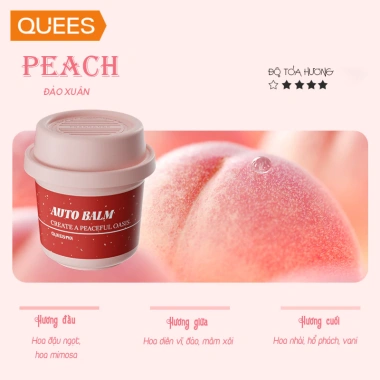 Sap thơm ô tô tự nhiên cao cấp Quees 2.025 - Hương nhẹ sang trọng, khử mùi và chống say xe - Giá ưu đãi 199.000đ 5
