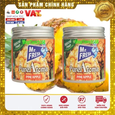 Sáp Thơm Pure Aroma 230g Hương Dứa - Khử Mùi, Chống Say Xe, Giá 49.900₫ 9