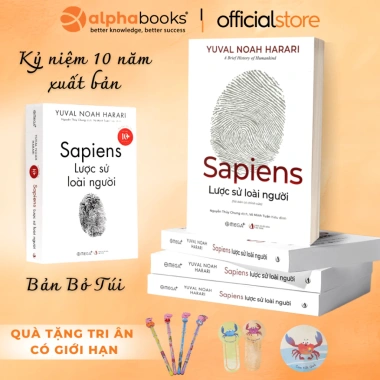 Sapiens Lược Sử Loài Người - Omega Plus, Giá Ưu Đãi 125k, Khám Phá Lịch Sử Nhân Loại