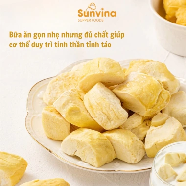 Sầu riêng sấy SUNVINA 50g không đường, không chất bảo quản, không dầu – Vặt DASATA, 109.000₫ 5