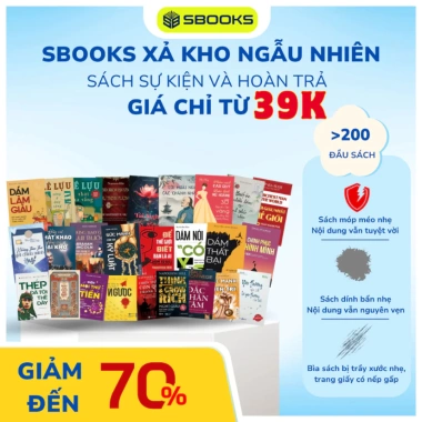 SBOOKS Xả Kho Túi Mù - Sách Ngẫu Nhiên 2-10 Quyển Giá Ưu Đãi 99.000 VNĐ - NSKT SBOOKS Xả Kho Túi Mù - Sách Ngẫu Nhiên 2-10 Quyển Giá Ưu Đãi 99.000 VNĐ - NSKT