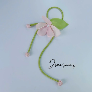 Scrunchie hoa đào hoa mai xinh cho tóc, dây cột tóc tết Dinosaur giảm còn 15.120 VND