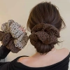 Scrunchies Da Báo Xếp Ly Thanh Lịch - Phụ Kiện Tóc Nữ Giá 32.615 VNĐ