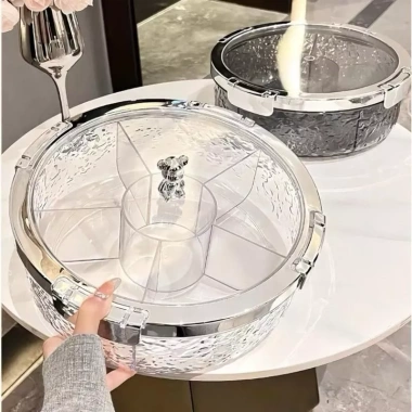 SD Decor Khay Đựng Mứt Tết Bánh Kẹo Acrylic Sang Trọng 28.9x9.5cm Chống Bụi Giá 250k 9