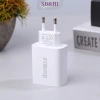 Sdhi 20W Power Delivery 4 Cổng USB 5V4A, QC3.0, Sạc EU/Mỹ Du Lịch 110-220V 2