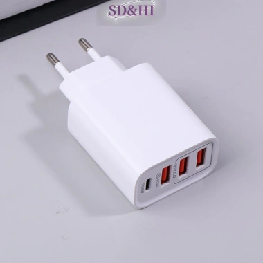 Sdhi 20W Power Delivery 4 Cổng USB 5V4A, QC3.0, Sạc EU/Mỹ Du Lịch 110-220V