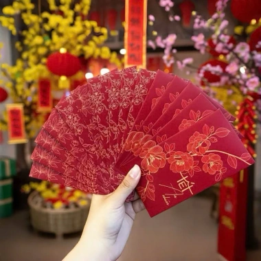 Set 10-30 Bao Lì Xì GẤM HOA - Giá ưu đãi 30.000đ, đẹp và bền cho Tết 4 Set 10-30 Bao Lì Xì GẤM HOA - Giá ưu đãi 30.000đ, đẹp và bền cho Tết 4