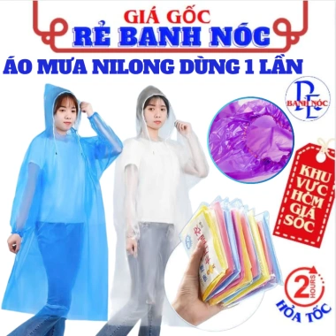 Set 10 áo mưa kín người Nilong - Chống thấm, dùng 1 lần, tiện cho xe máy & phượt 10 Set 10 áo mưa kín người Nilong - Chống thấm, dùng 1 lần, tiện cho xe máy & phượt 10