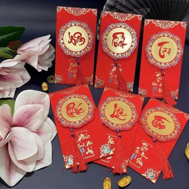 Set 10 Bao Lì Xì Tết Xuân Bính Ngọ 2.026 Thiết Kế Sang Trọng Giá Ưu Đãi 8.000đ