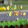 Set 10 Bướm Nhân Tạo 3D 7cm Trang Trí Sân Vườn Cắm Lọ Hoa Que, Giá 45.000₫ 3