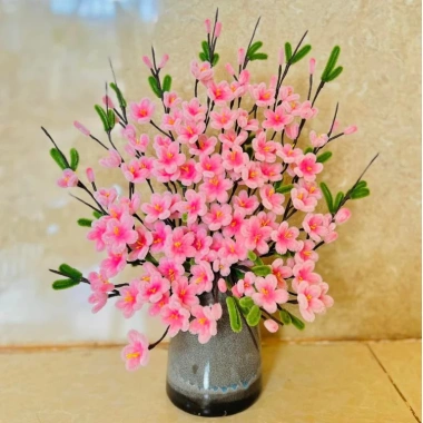 Set 10 Cành hoa mai, hoa đào, hướng dương kẽm nhung - Trang trí Tết giá ưu đãi 28.900₫ 4