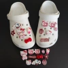Set 10 Charm Hello Kitty Đeo Kính Caro Đỏ Phụ Kiện Trang Trí Dép M80 Giá 40.000₫ 2