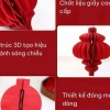 Set 10 Đèn Lồng Giấy Đỏ Tài Lộc - Trang Trí Tết Cổ Truyền, Không Gian Xuân Ấm Cúng, Giá 65.500₫ 9