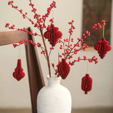 Sét 10 đèn lồng giấy trang trí Tết - Đèn lồng cây đào, cây quất, lọ hoa, giá 99.000₫ 9 Sét 10 đèn lồng giấy trang trí Tết - Đèn lồng cây đào, cây quất, lọ hoa, giá 99.000₫ 9