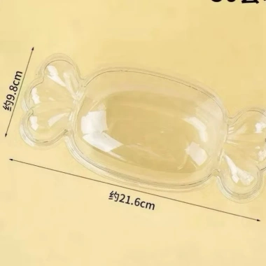 Set 10 Hộp Nhựa Hình Chiếc Kẹo Đựng Bánh Lạnh - Nhẹ, Bảo Quản, Giá 71.070₫