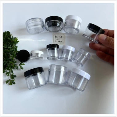 Set 10 Hủ Kiếng Trong Suốt 30ml-50ml-20ml-10ml-5ml Dùng Cho Mẫu Thử Spa, Đựng Kem Giá Ưu Đãi 15.000đ 10 Set 10 Hủ Kiếng Trong Suốt 30ml-50ml-20ml-10ml-5ml Dùng Cho Mẫu Thử Spa, Đựng Kem Giá Ưu Đãi 15.000đ 10