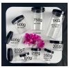Set 10 hũ nhựa trong suốt + nắp đen/gỗ màu - Đựng gia vị thực phẩm đa kích thước 1kg-50g, giảm giá 28.000₫ 2