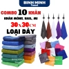 Set 10 khăn làm móng nail mi 30x30cm 100% microfiber mềm mịn thấm hút 47.600₫