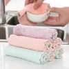 Set 10 khăn lau bếp 2 mặt siêu thấm, đa năng, tái sử dụng, lau cốc chén - 16.500₫ 4