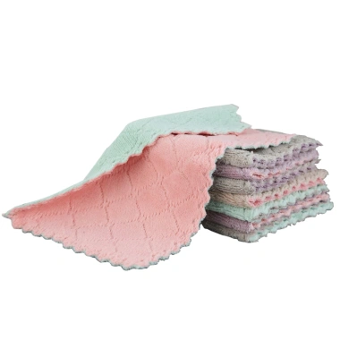 Set 10 khăn lau chén bát đa năng siêu thấm hút sợi vải - Giá chỉ 26.500₫